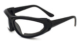 XJ2 Safety Glasses AKA Sidecars 2 w/ Fusion Foam Goggle-It